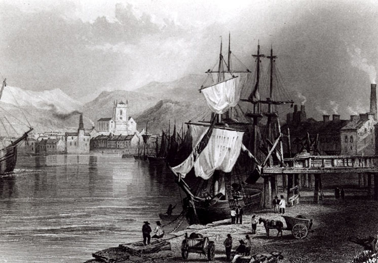 Workington Harbour 1840